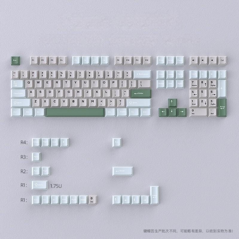 Sage Meadow Cherry Doubleshot PBT Keycaps