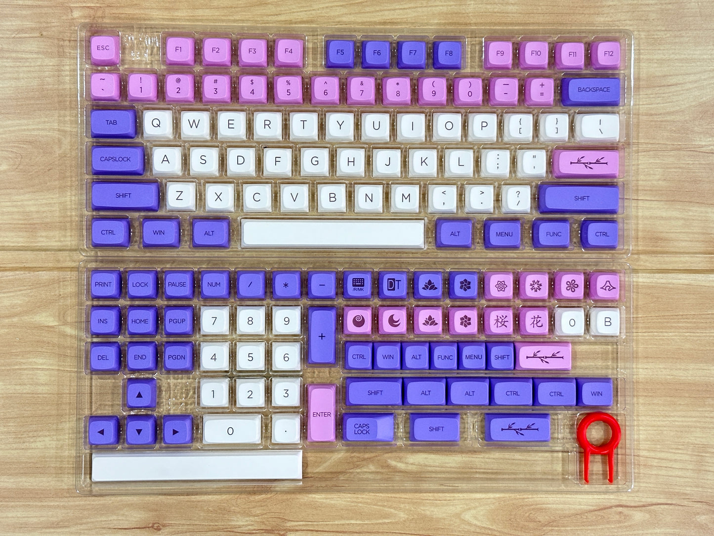 Hana Sakura 104+39 XDA KEYCAPS