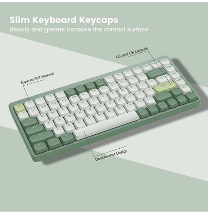 Low Profile XVX Spring Breeze Doubleshot Keycaps