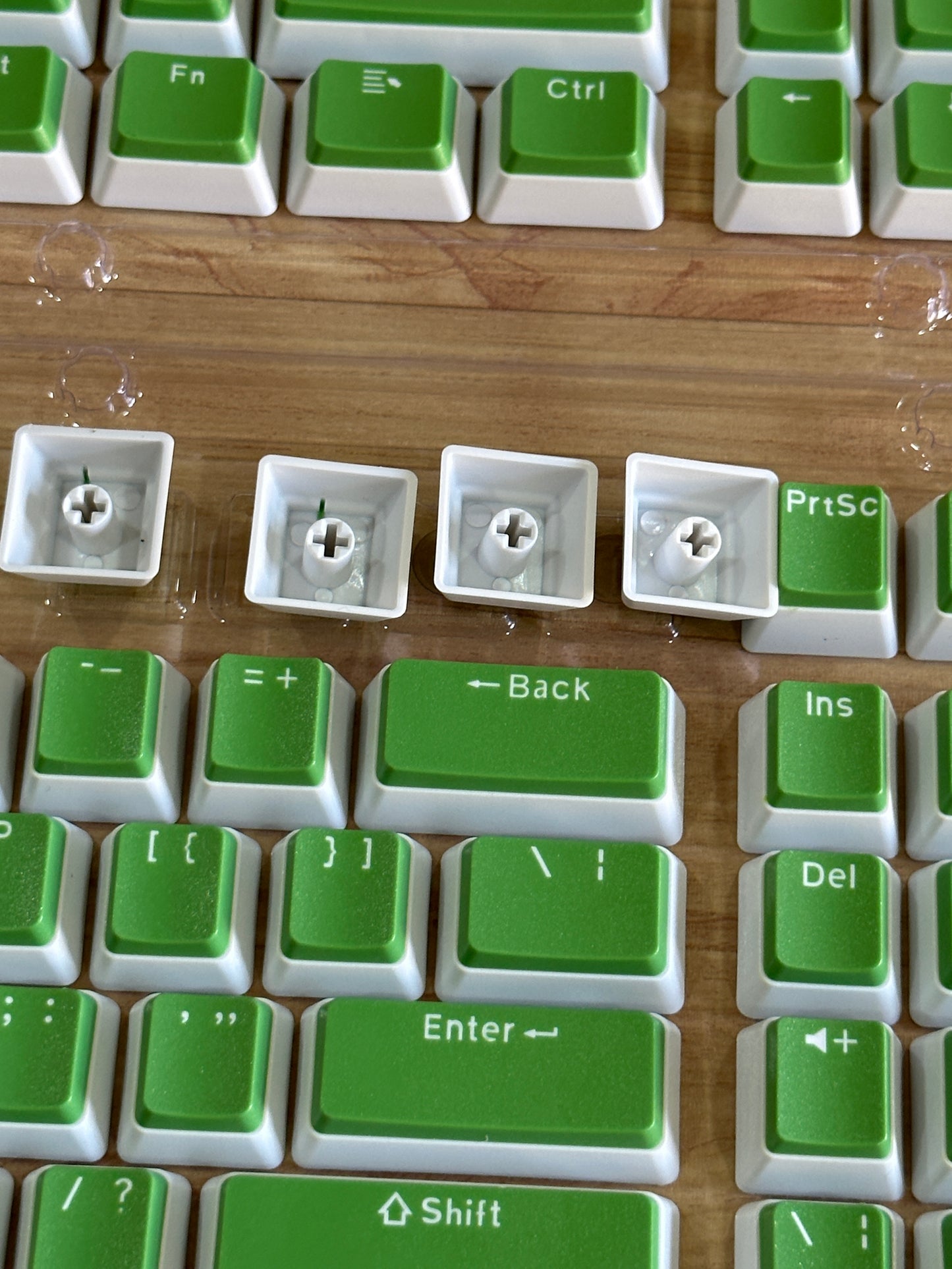 104 Stepped PBT Pudding Keycaps Doubleshot Opaque OEM Profile