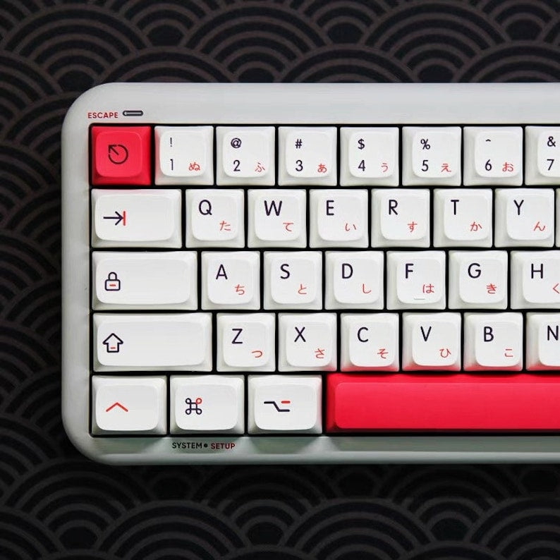 Kon Momo Japanese XDA PBT Keycaps