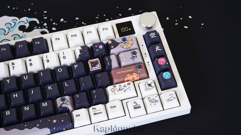 Astronaut Night V2 Extended Cherry PBT Keycaps