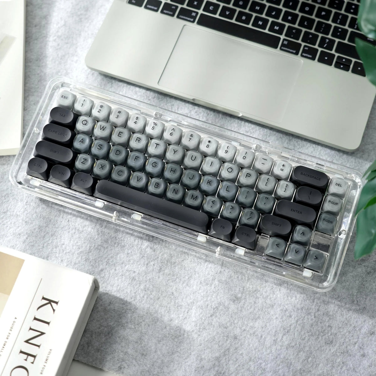 Grey Island Foundation HOA Profile Translucent Keycaps