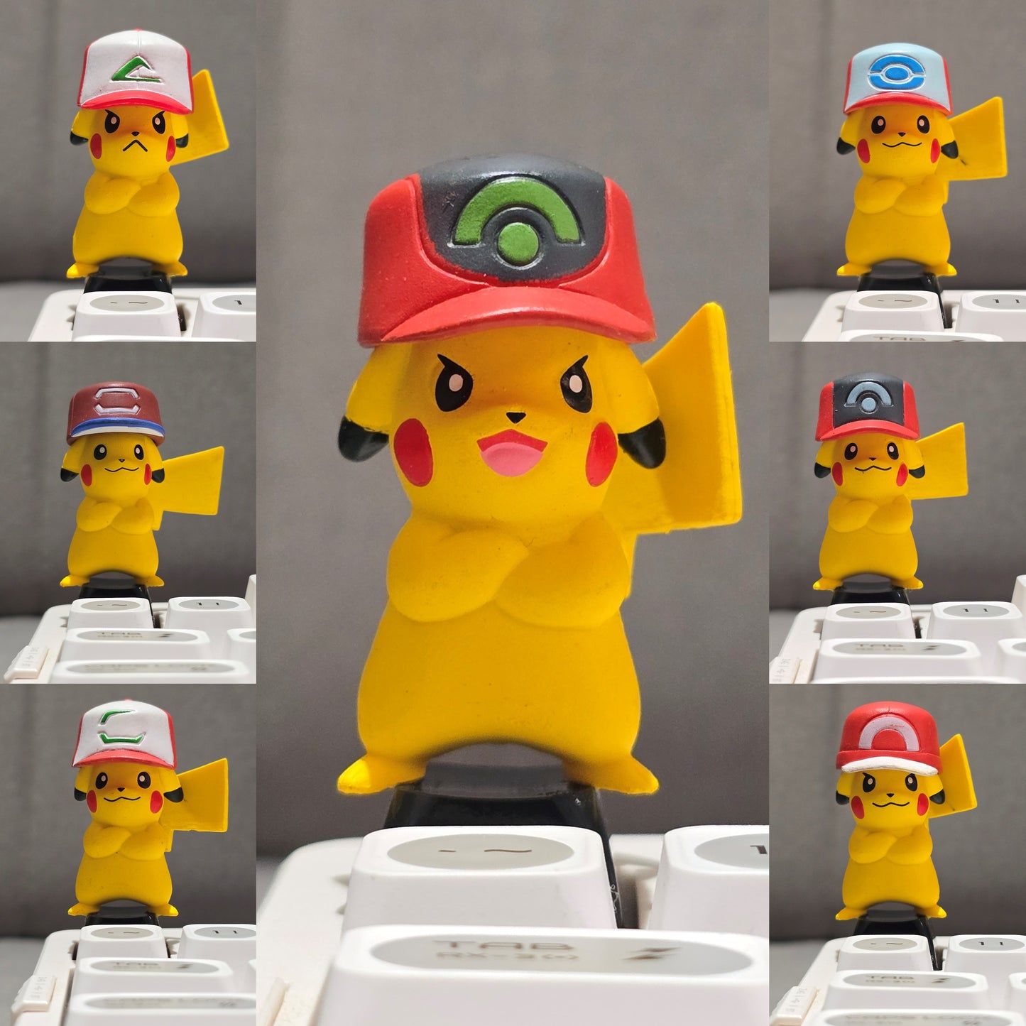 Pikachu Escape Artisan Keycap 1u