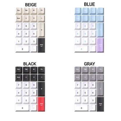 21 Keys Numpad Thick PBT Cherry PBT Keycaps