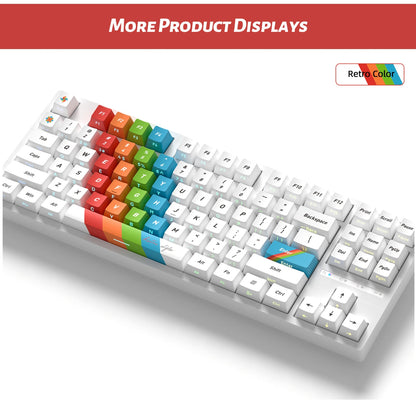Retro Side Backlit Cherry PBT Keycaps 3 Themes