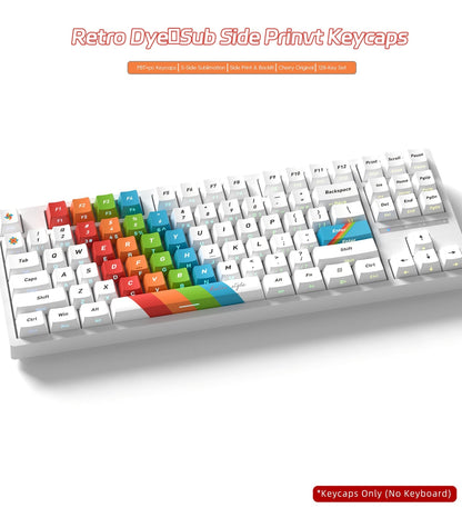 Retro Side Backlit Cherry PBT Keycaps 3 Themes