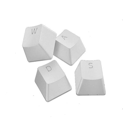PRICE DROP Razer Shinethrough PBT Keycap & Coiled Cable Upgrade Set White Green