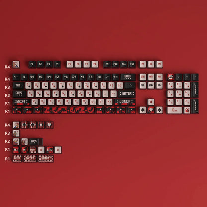 Vintage Poker Translucent Keycaps Set