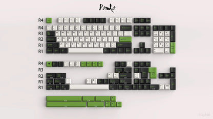 Panda Cherry Doubleshot Extended Keycaps