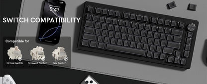 Top Backlit Dark Knight Prism Cherry PBT Keycaps