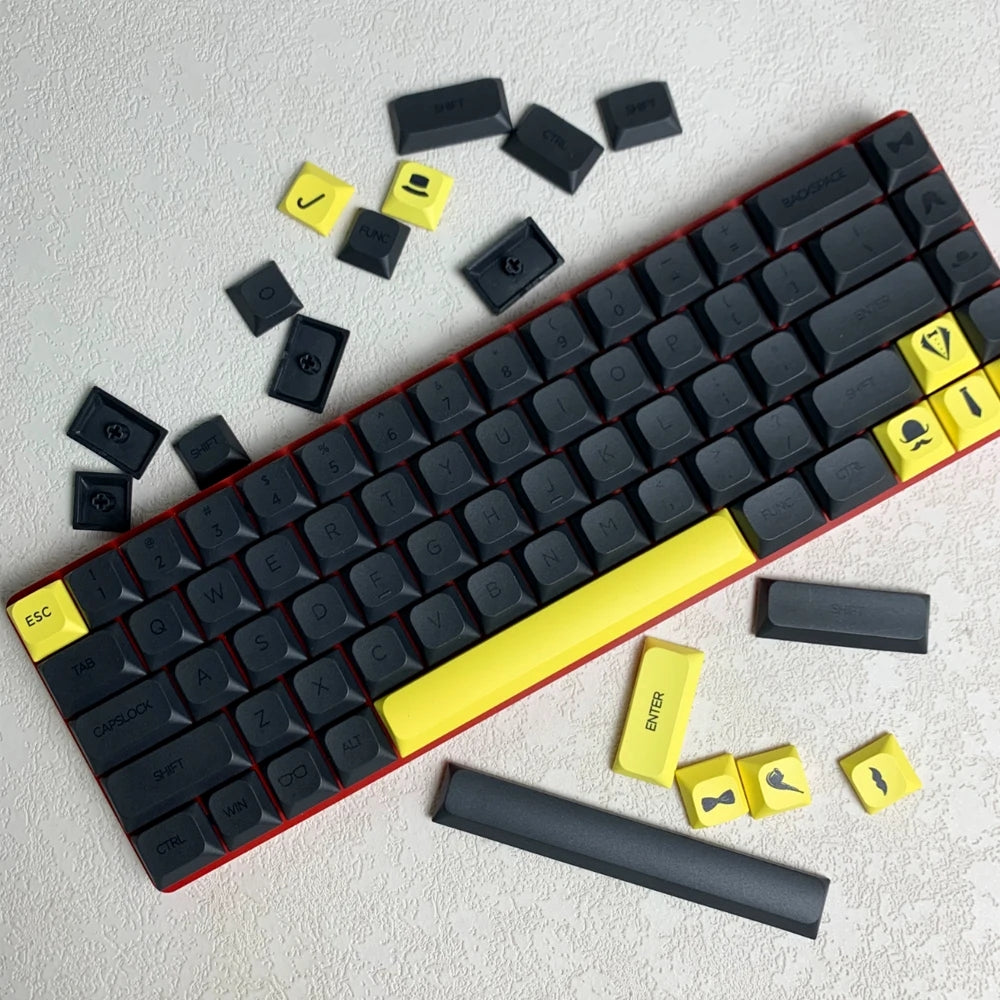 Low Profile Gentleman PBT Keycaps