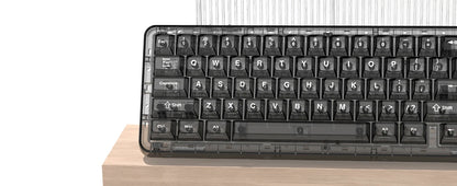 Black Iceberg MDA Profile Transparent PC Keycap