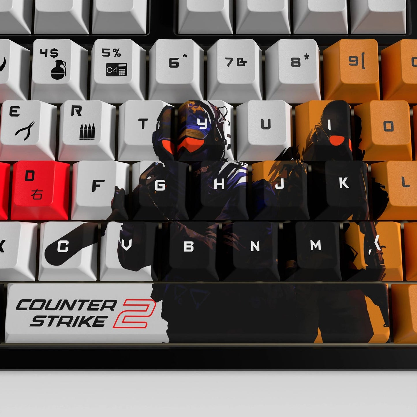 Counter Strike 2 Cherry PBT Keycaps