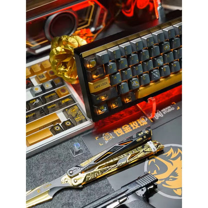 Delta Force: Subrosa D-Wolf High Quality PBT PC Metallic Paint Keycaps