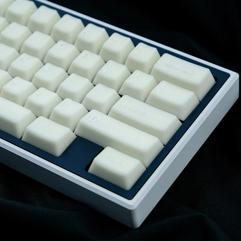 Aifei Marble Themed Double Shot Milk White PBT Keycaps