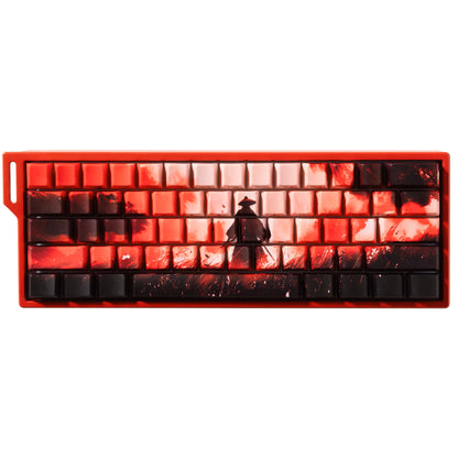 Red Samurai Knight Premium Side Backlit Cherry Doubleshot Keycaps