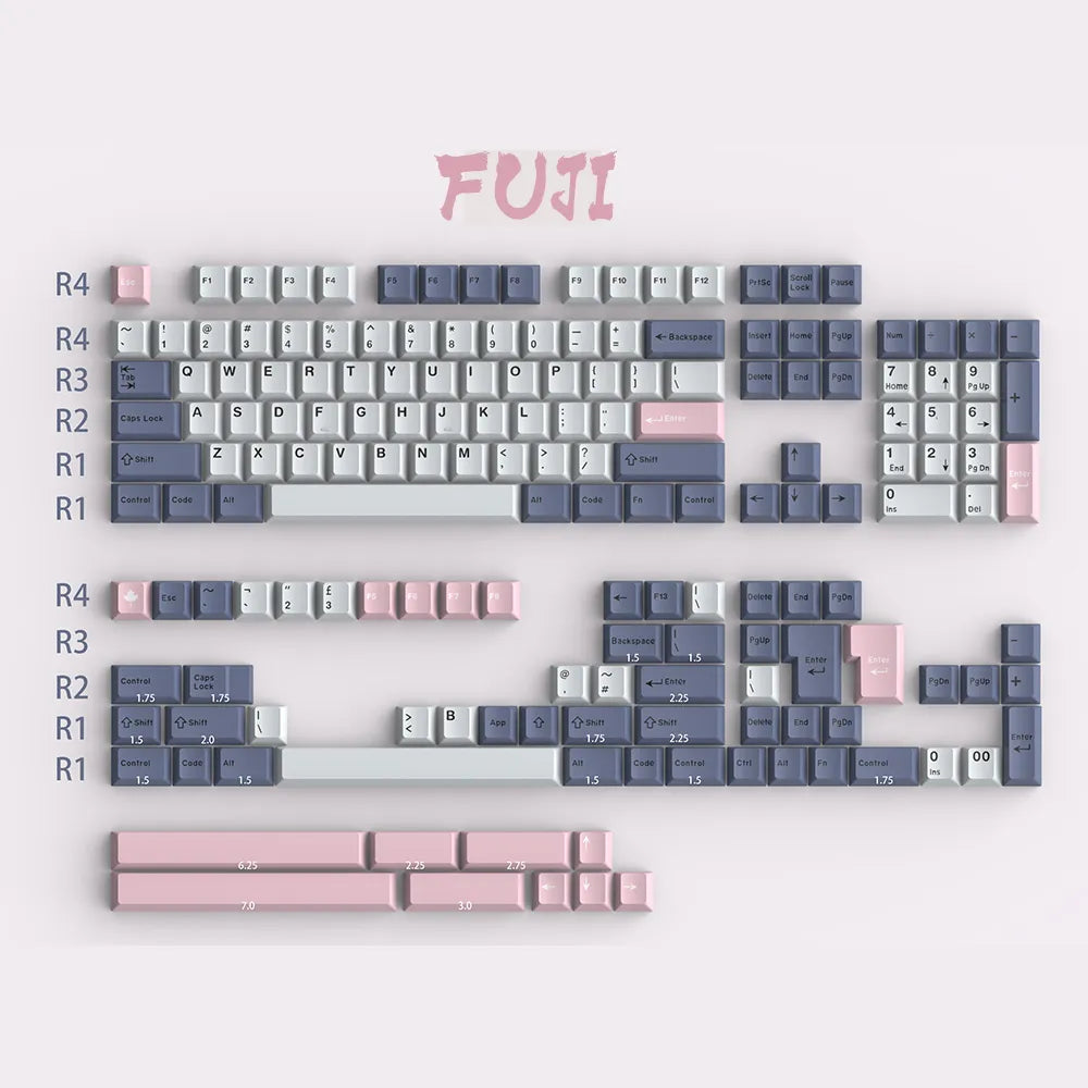 Fuji Cherry Doubleshot Clone Keycaps