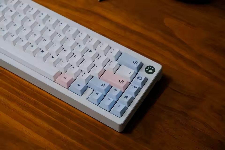 Pastel Chalk Thick 1.7mm Cherry PBT Keycaps