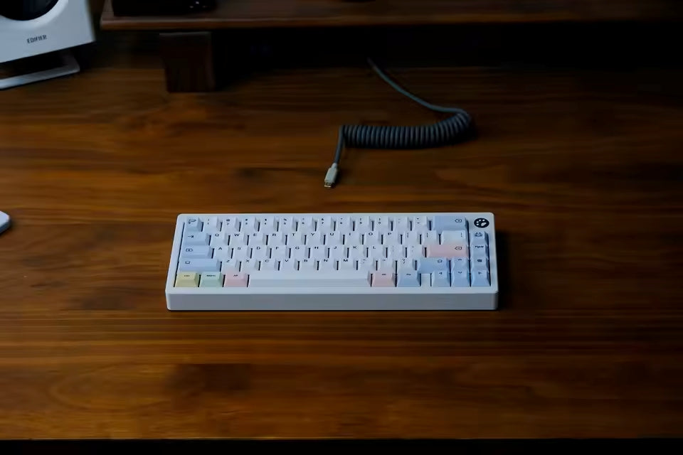 Pastel Chalk Thick 1.7mm Cherry PBT Keycaps