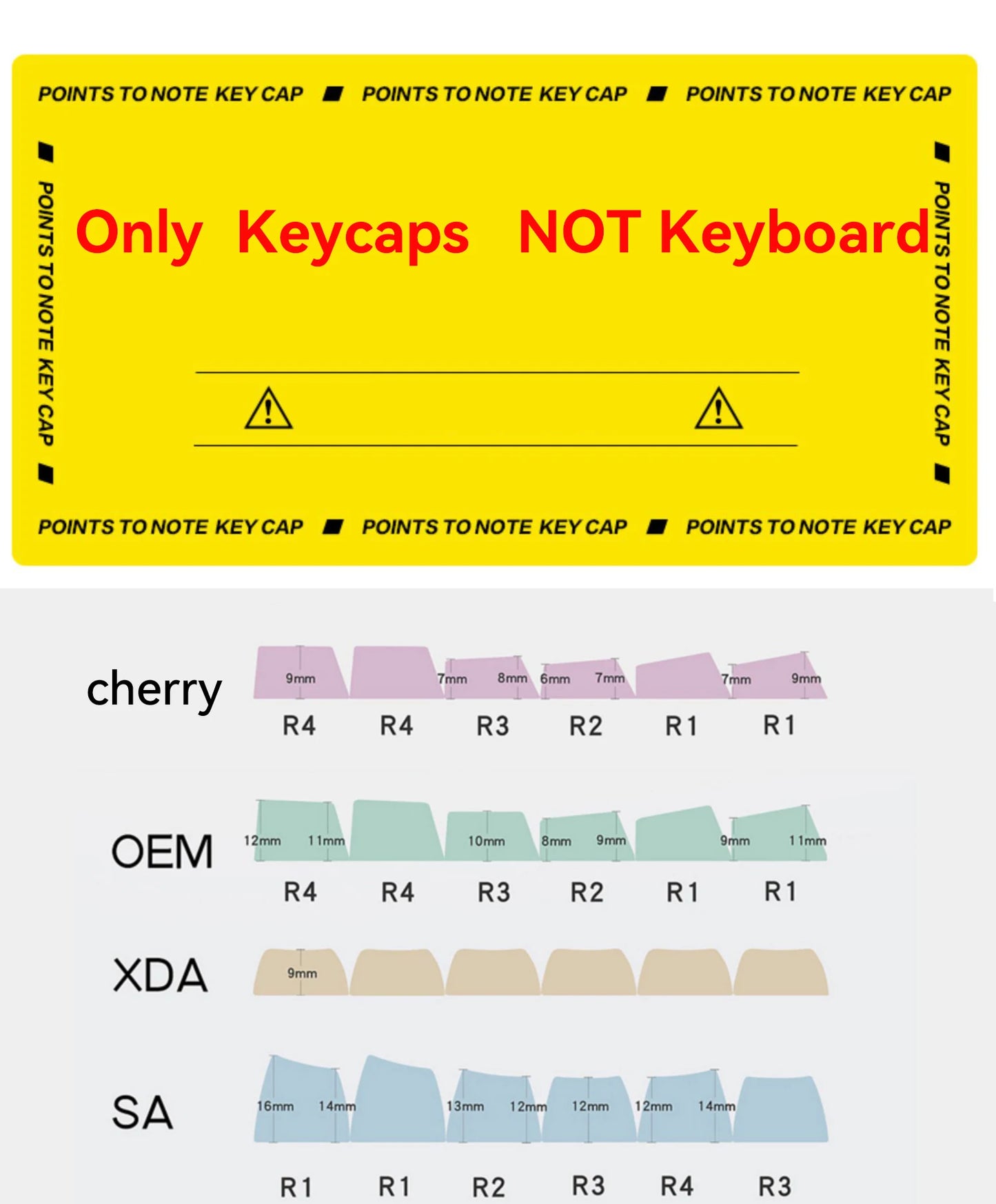 Night Runner Cherry Doubleshot Clone Keycaps