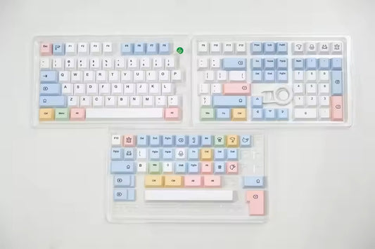Pastel Chalk Thick 1.7mm Cherry PBT Keycaps