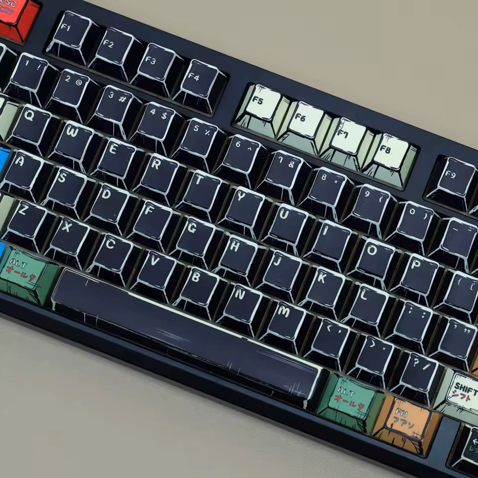 Godzilla Comic Manga Cherry 1.7mm Thick Keycaps