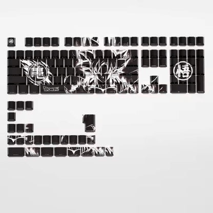 Super Saiyan Dragon Ball Z Goku Side Backlit Luminous Housing PBT Keycaps