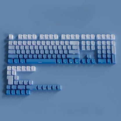 Blue Gradient Side Backlit Cherry Pbt Keycaps