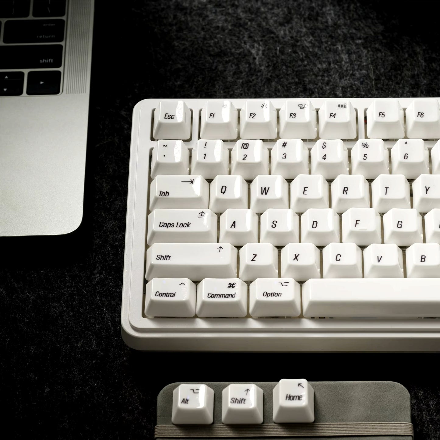 Glaze Full Ceramic Retro Cherry Profile 120-Key Keycap Set Mac Compatible