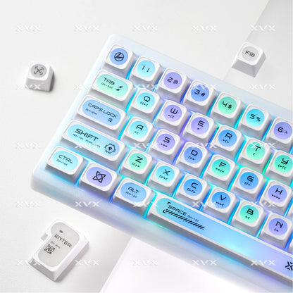 Cats Eye New Concept Blue UV Printed Backlit Keycaps