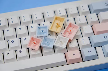 Pastel Chalk Thick 1.7mm Cherry PBT Keycaps