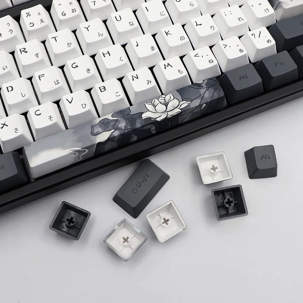 Night Lotus Premium Japanese Pbt Keycaps