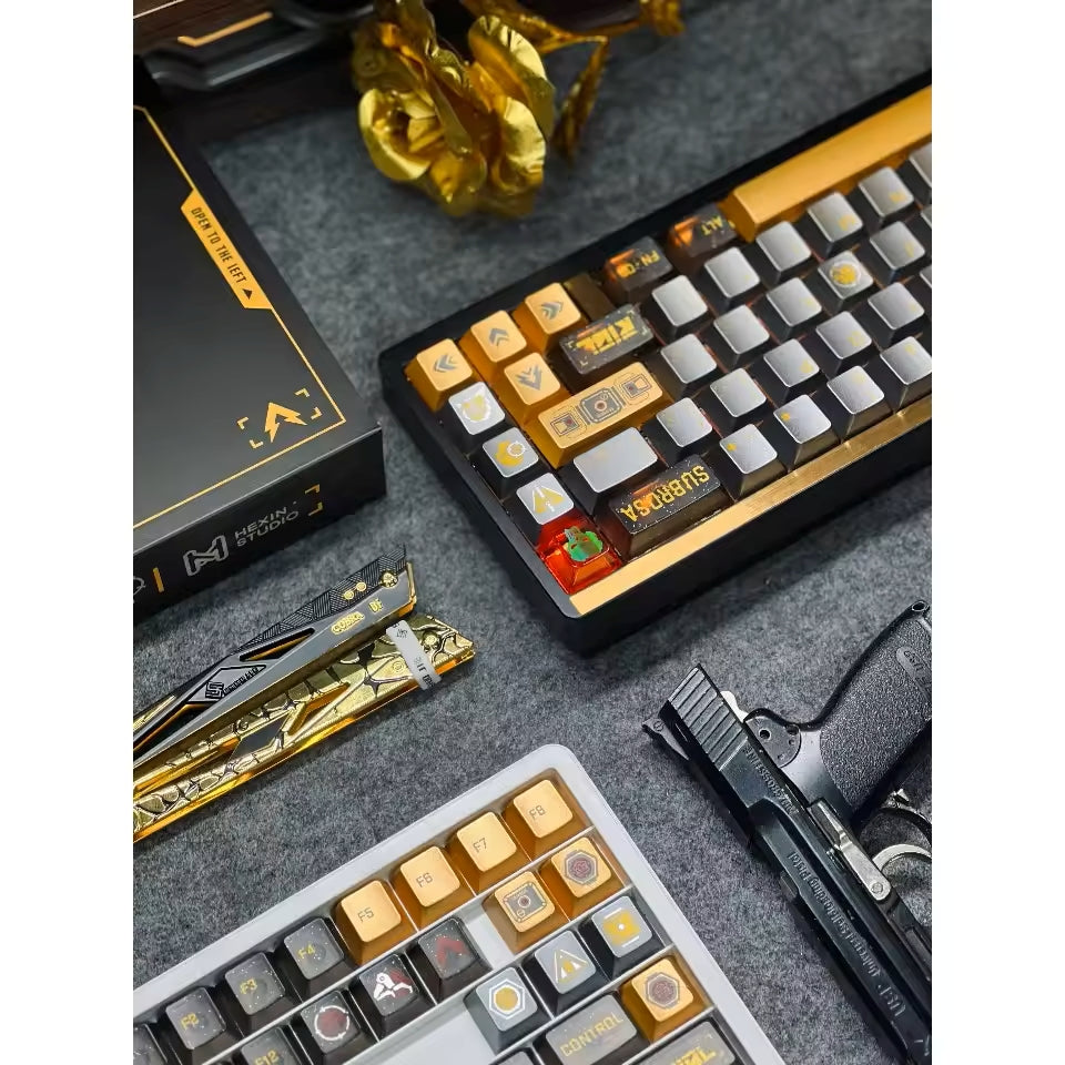 Delta Force: Subrosa D-Wolf High Quality PBT PC Metallic Paint Keycaps