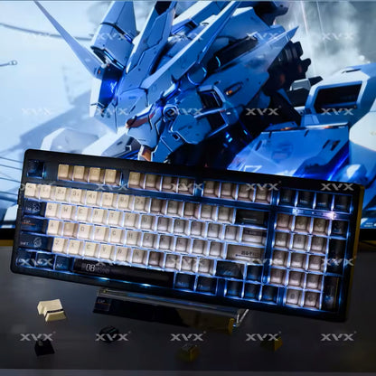 Ceramic Coated Gundam 08 Mecha Cherry keycaps
