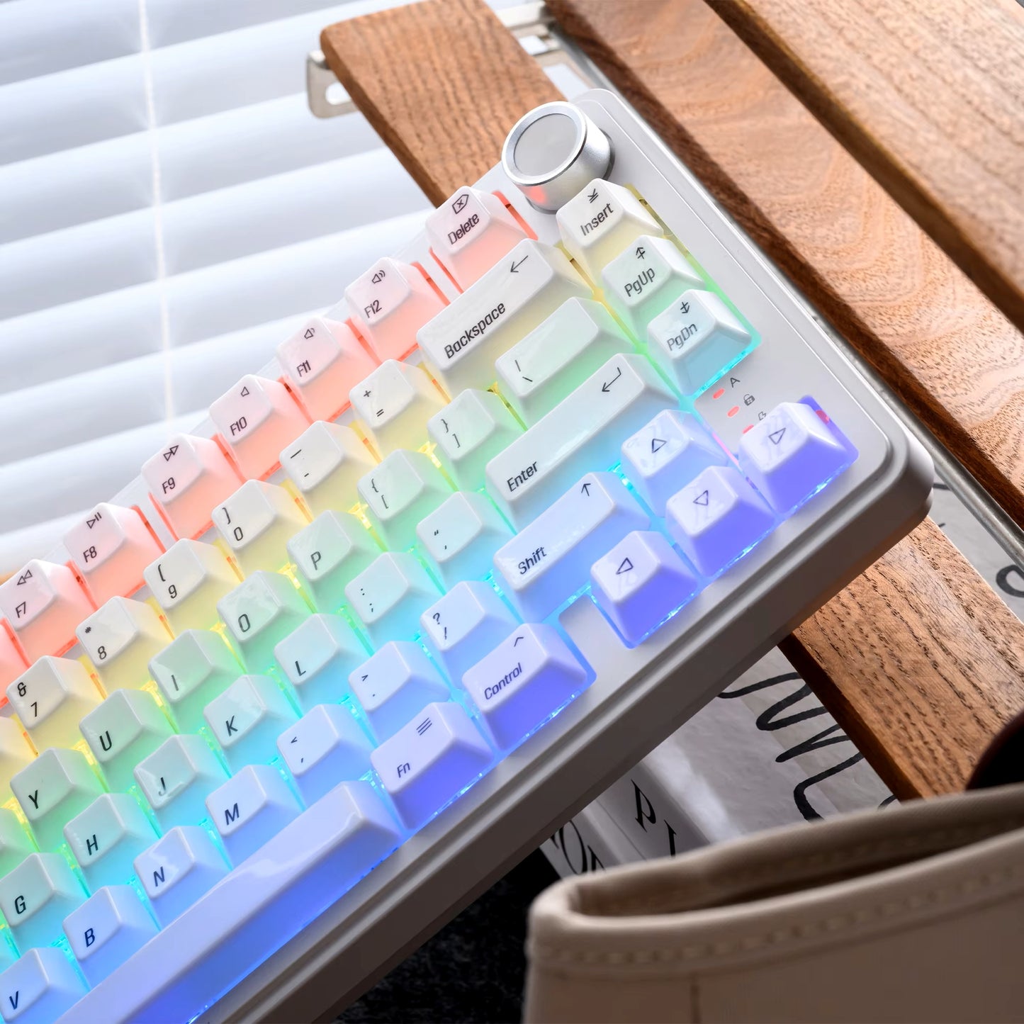 Glaze Full Ceramic Retro Cherry Profile 120-Key Keycap Set Mac Compatible