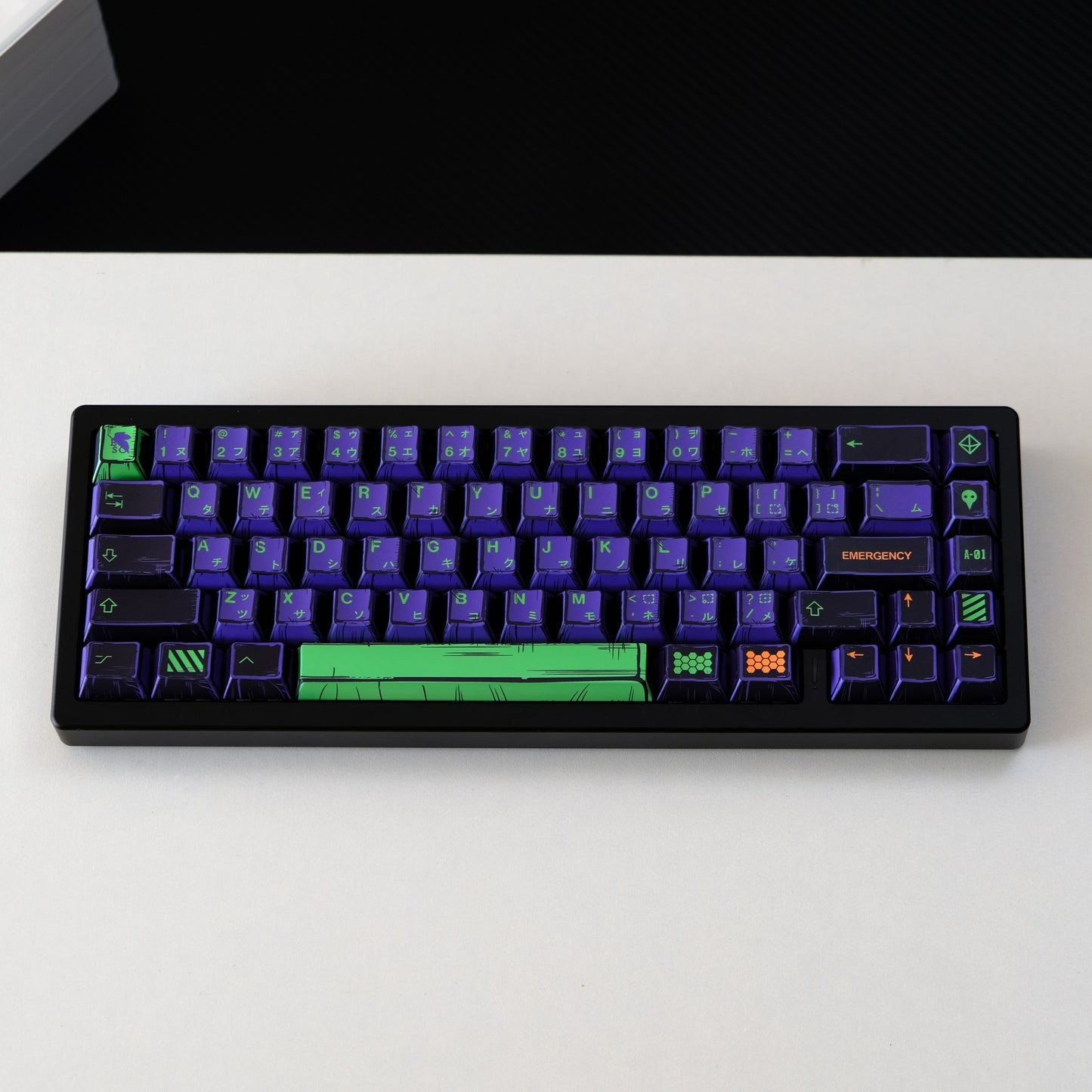 Manga Unit 01 Japanese Cherry PBT MINI 78 Keycaps Version