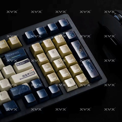 Ceramic Coated Gundam 08 Mecha Cherry keycaps