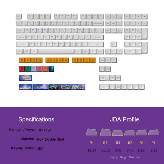 AKKO Saint Seiya JDA PBT Keycaps