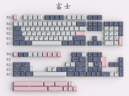 Fuji Cherry Doubleshot Extended Keycaps
