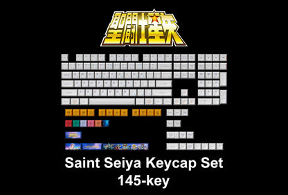 PRICE DROP AKKO Saint Seiya JDA PBT Keycaps