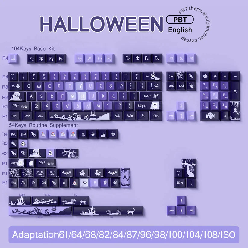 Halloween Cherry PBT Keycaps