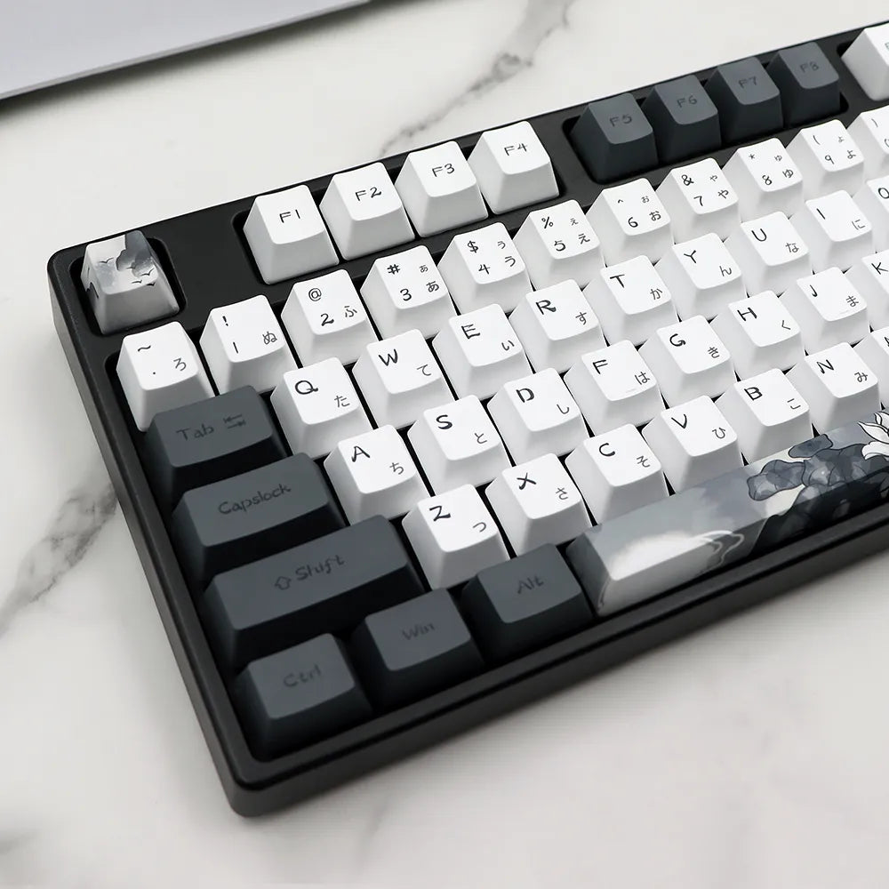 Night Lotus Premium Japanese Pbt Keycaps