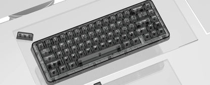 Black Iceberg MDA Profile Transparent PC Keycap