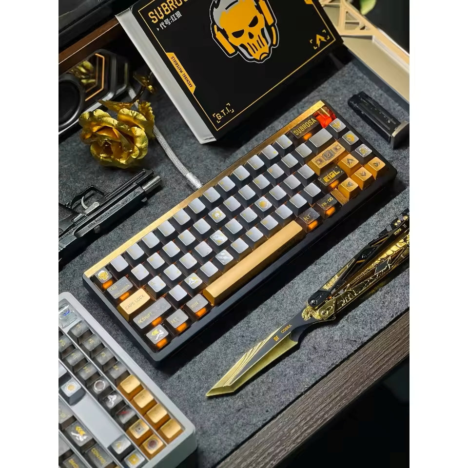 Delta Force: Subrosa D-Wolf High Quality PBT PC Metallic Paint Keycaps