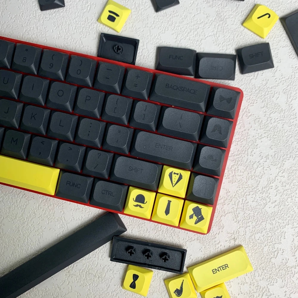 Low Profile Gentleman PBT Keycaps