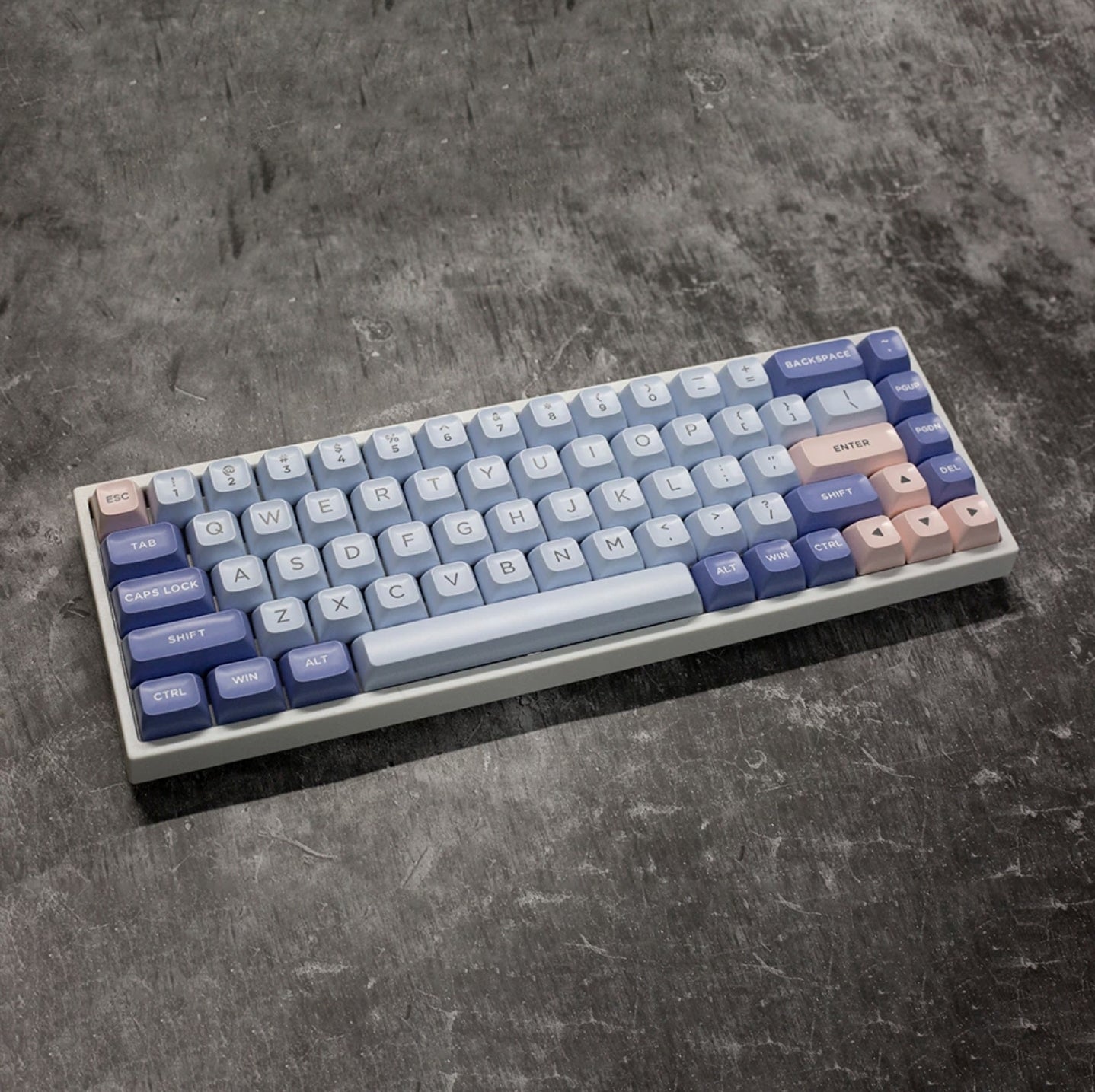 Feker Purple Kite JSA Profile Doubleshot PBT Keycaps