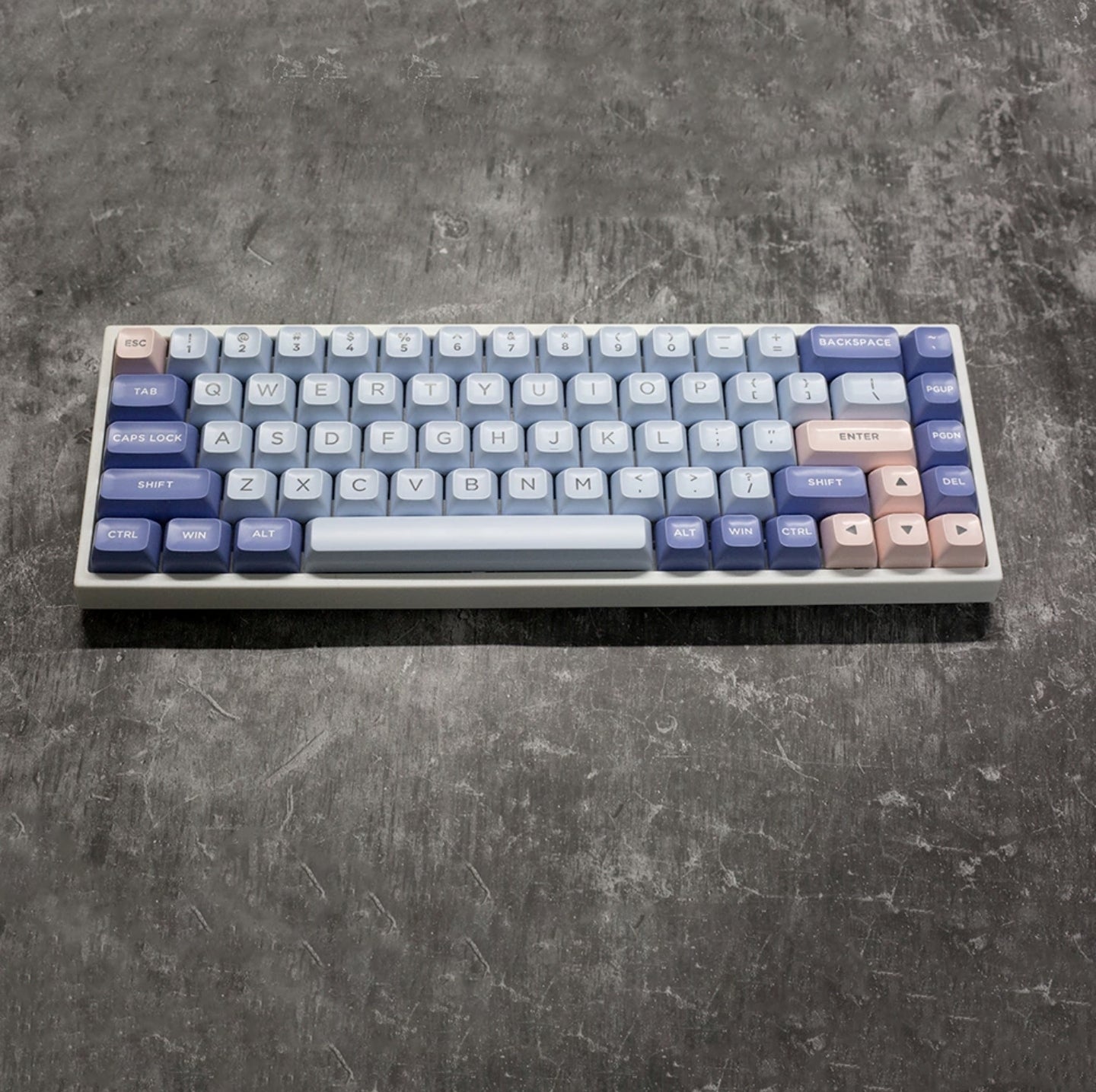 Feker Purple Kite JSA Profile Doubleshot PBT Keycaps