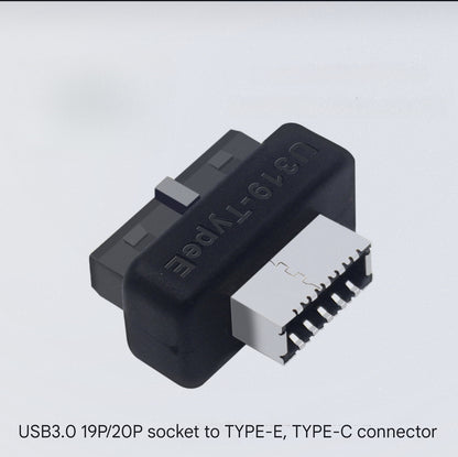 Motherboard USB 3.0/3.1 to USB E (Front Panel USB C Female) Converter Adapter