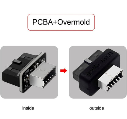 Motherboard USB 3.0/3.1 to USB E (Front Panel USB C Female) Converter Adapter